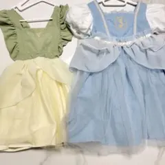 cottoli シンデレラ　ティンカーベル　ワンピース　ドレス　100 110