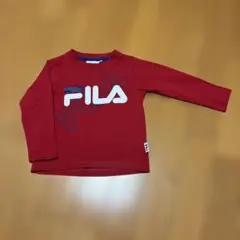 FILA 長袖カットソー レッド 95cmのサムネイル
