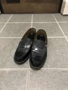 HARUTA 合皮ローファー 27cm 黒