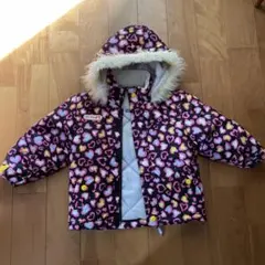 CCL TEAM スキーウェア ジャケット 100cm ハート柄