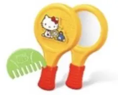 【新品・未開封】ハッピーセット ハローキティ くしつきラケットミラー