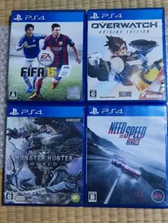 PS4 ゲームソフト 4タイトルセット