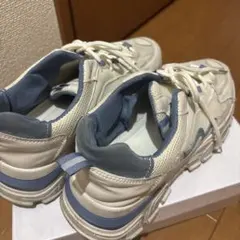 カラーライン厚底メッシュレースアップスニーカーのサムネイル