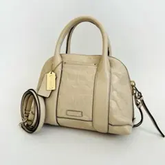 COACH コーチ マディソン シグネチャー レザー 2way ショルダーバッグ