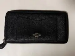 COACH ブラックレザー 長財布