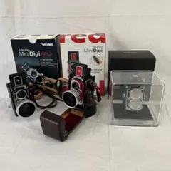 ローライ MiniDigi限定赤 動作確認済 豪華セット 駒村商会、ローライフレックス「MiniDigi」の限定赤バージョン