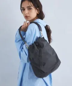 green label relaxing ハッスイ ポケットドロスト バッグ