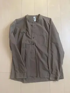 MHL. ブラウン・カーキ　長袖シャツ L