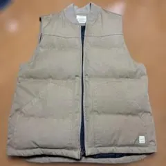 GAP ダウンベスト カーキ/ベージュ