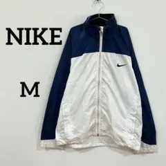 90s ヴィンテージ NIKE 銀タグ ナイロンジャケット サイズM ビックロゴ