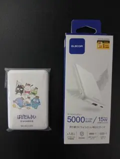 ELECOM はぴだんぶい モバイルバッテリー 5000mAh 紅茶花伝のサムネイル