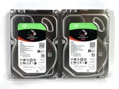 シーゲイト 4.0TB IRON WOLF NAS ST4000VN008 2台