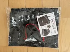ピアノ柄 収納ポケット付き サブバッグ トートバッグ