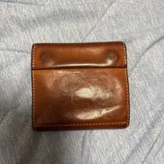 栃木レザー 二つ折り財布
