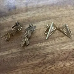 ヴィンテージ　クリップ式イヤリングセット