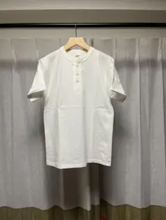 CROSS & STITCH マックスウェイト ヘンリーネック半袖Tシャツ