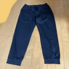 ネイビー ジョガーパンツ ゴムウエストLサイズ