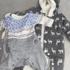 動物柄ロンパース 60-70cm