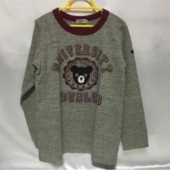 新品送料無料 ミキハウス服サイズ130 長袖Tシャツ ダブルB DOUBLE.B