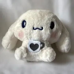 [未使用] シナモロール カフェカラー BIG ぬいぐるみ＆ジュエリーマスコット