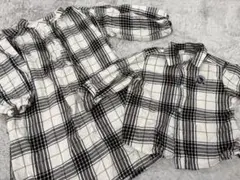 チェック柄シャツ・ワンピースセット♡お揃い