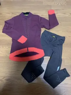 MAVIC レディース　ジャージ　ビブタイツ Mサイズ ワインレッド/ブラウン MAVIC レディース ジャージ ビブタイツ Mサイズ ワインレッド