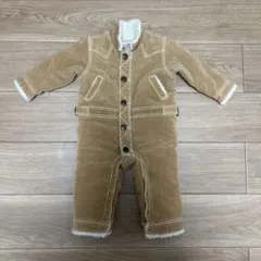 Daddy Oh Daddy ベージュアウター　ジャンプスーツ 90