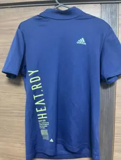 adidas HEAT.RDY メンズゴルフシャツ M ネイビー