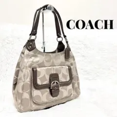 美品✨ COACH signature SOHO tote bag brown