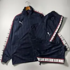 美品✨PUMA プーマ ジャージ セットアップ トラック y2k ネイビー