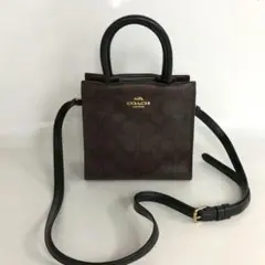 COACH コーチ ミニバッグ ショルダー 2WAY シグネチャー 人気 小さめ