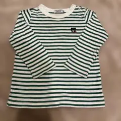 ミキハウス　ボーダー長袖Tシャツ（サイズ80）