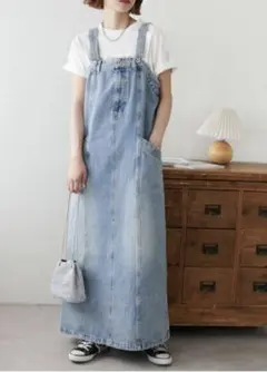 discoat usコットンデニムジャンスカ