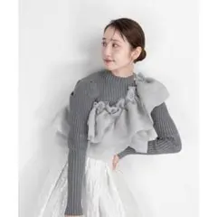 RANDA マルチティアードフリル＆ニットセット