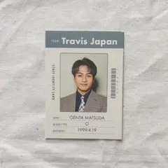 TravisJapan 松田元太 厚紙
