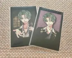 【あくねこ】バレンタインチェキ風カード ハナマル