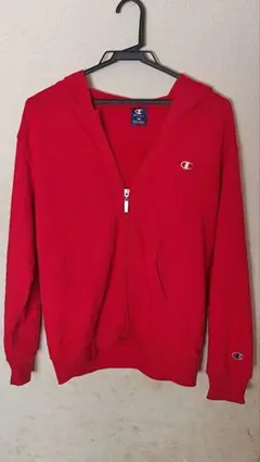 Champion レッド フルジップ パーカー 160