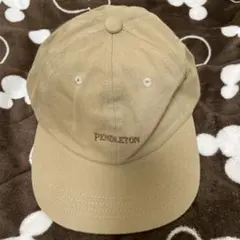 PENDLETON ベージュ キャップ　ロゴ刺繍