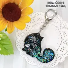 ハンドメイド キーホルダー 猫 459