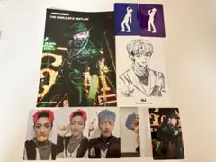 ateez bouncy トレカ　フライヤー　特典　ホンジュン　セット