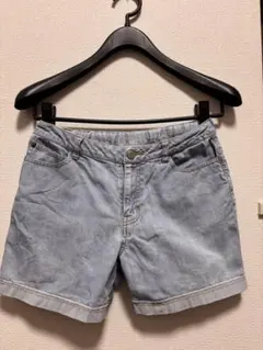 Lindsay薄いデニム色 ショートパンツ M150