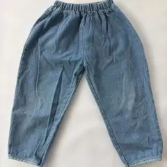 デニム ゆるめのパンツ　100センチのサムネイル