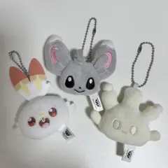 ポケモン フェイスマスコット チラーミィ ポケピース マホミミル ヒバニー