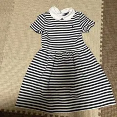 POLO RALPH LAUREN 襟付きストライプワンピース