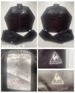 le coq ルコック フリース ジャージ セットアップ 上下 ブラック XL