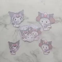 クロミ スフレ フレークシール サンリオ mikko シール ステッカー