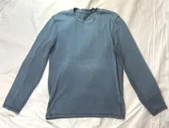 USED★ Armani exchange ロンt ワッフル風生地 海外Sのサムネイル
