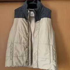 中綿ベスト　ベージュ