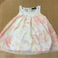 CRXY  クリックス 可愛いシフォントップス ピンクのサムネイル