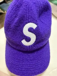 Supreme Sロゴ パイル地 キャップ パープルのサムネイル